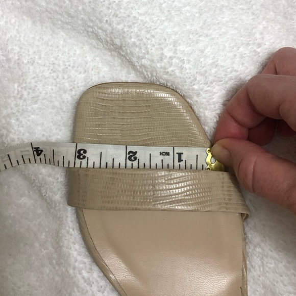 Everlane The Double-Strap Block Heel Sandal Sand Lizard 10.5 - Picture 10 of 10